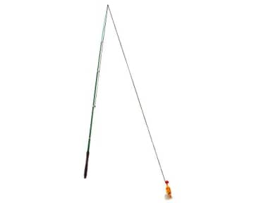 Hundeangel mit Latextier.