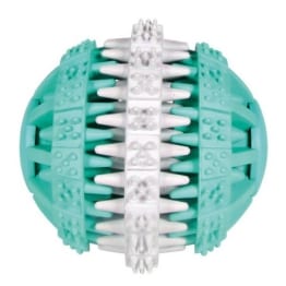 Der Naturgummiball als ZahnbürsteDurch Kauen dieses Balls werden Zähne und Zahnfleisch gereinigt.