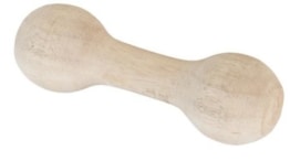 Apportierholz rund, ca. 250 g, sehr robust, für Hunde - 1