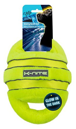 Glowing Handle Ball neongelbes Hundespielzeug