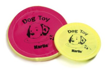 KARLIE Frisbee NYLON für Hunde Größe 24cm, Wurfspielzeug
