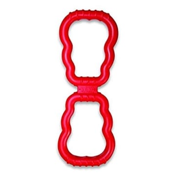 Kong Tug Toy, 33 cm, Wurf- und Zerrspiele, rot/schwarz - 1