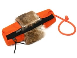 Mystique Snackdummy Futterdummy mit Fell (klein, orange)