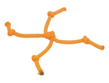 Nobby Rope Toy Spinne "NEON", Knoten, 43 cm, orange