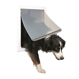 Trixie 2-Wege Freilauftür für Hunde, M, weiß, Kunststoff