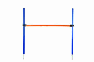 Trixie Dog Activity Agility Hürde, 123 × 115 × ø 3 cm, blau/orange