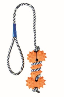 Trixie Knochen, phosphoreszierendes Seil, 11 cm/40 cm