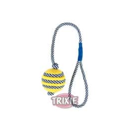 Trixie Ball mit phosphoreszierendem Seil, ø 5 cm/40 cm - 1