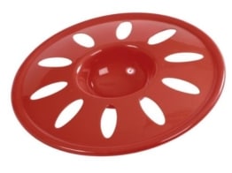 Frisbee aus Kunststoff 22cm, rot