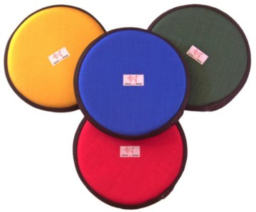 Schwimmfähiger Frisbee aus Stoff 'Klein' in Gelb