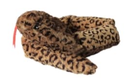 Riesenschlange in Leopardenmuster