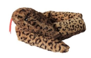 Riesenschlange in Leopardenmuster