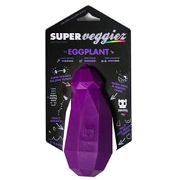 Super VEGGIEZ Hundespielzeug Aubergine
