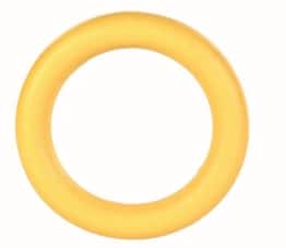Trixie Ring - Naturgummi, ø 16 cm, gelb