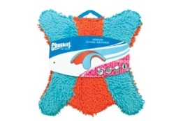 Das Indoor Squirrel ist speziell zum Soielen drinnen entworfen, es ist leicht und läßt sich gut werfen. Da geht nichts zu Bruch.