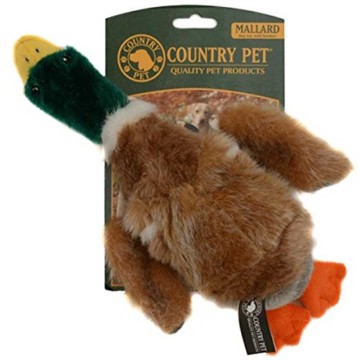Die Country Pets Wildente aus Plüsch ist 30 cm groß und in Form und Farbe der echten Wildente ähnlich, selbst Schnattergeräusche macht sie.