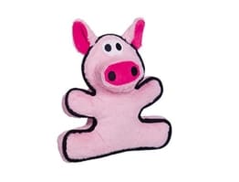 Das Plueschschwein Coole Sau ist besonders stabil, Es besteht aus Plüsch und hat eine Größe von 28 cm. Eine Quietschstimme komplettiert das Spielzeug.