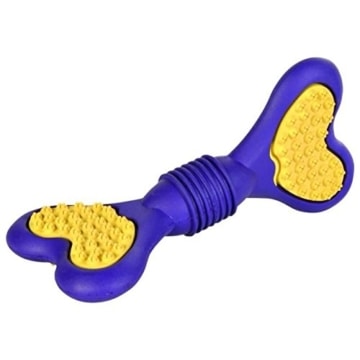 Der Trixie Denta Fun Knochen.